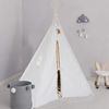 Tipi Ecru Para Niños Algodón Y Poliester Atmosphera 160 X 120 X 120 Cm Beige