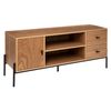 Mesa De Tv "simon" 1 Puerta 2 Cajones Beige Atmosphera