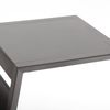 Mesa Auxiliar Aluminio Jardin Cuadrada Hesperide"allure"55x45x55cm Gris