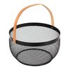 Cesta De Malla Retro Diam.29cm Colección 'noir Kitchen'