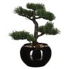 Bonsai Artificial En Maceta De Cerámica Altura 36