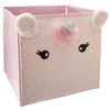 Caja De Almacenamiento Infantil Atmosphera Unicornio 29 X 39,5 X 29cm Rosa