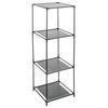 Estantería Con 3 Estantes Metal Five Modular Shelves 36x35 Gris/negro