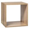 Estante De Madera Five Mix 34,5 X 32 X 34,5 Cm Beige