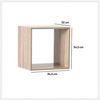 Estante De Madera Five Mix 34,5 X 32 X 34,5 Cm Beige