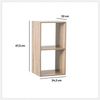 Estante Con 2 Compartimientos De Madera Five 34,5 X 32 X 67,5 Cm Blanco