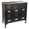 Buffet Bajo 6 Puertas Metalatmosphere 90x35x88,5 Negro