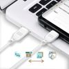 Cable Eco Usb A Usb-c De 3a Y 2m De Intensidad Reciclable Blanco Just Green