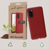 Funda Reciclable Para El Galaxy S20 Just Green Red