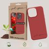 Funda Reciclable Para El Iphone 14 Pro Max Just Green Rojo