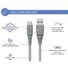 Cable Usb A/usb C Ultrarreforzado 1,2m 3a