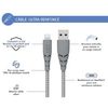 Cable Usb A/lightning Ultrareforzado 1,2m - 2,4a