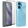 Carcasa Honor X7a Silicona Flexible Transparente + Cristal 9h Bigben