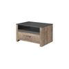 Mesa De Centro Sand 90x60x52 Crema & Gris