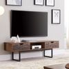 Mueble De Tv Effecto Madera Con 2 Cajones Y Balda - Anaëlle