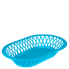 Original - La Paniere Ovale - Cesta De Pan Vintage - Plástico De Calidad Alimentaria Sin Bisfenol A - Apto Para Lavavajillas - Fabricado En Francia - Ovalada - Azur
