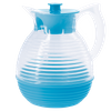 Original - La Carafe - Jarra Vintage Y Atemporal 100% Made In France - Capacidad 1.3l - Libre De Bisfenol A - Reciclable - Compatible Con Lavavajillas Y Microondas - Tapón Incluido - Azur