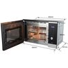 Microondas Grill Empotrado Cemo25gine Negro 25l Continental Edison