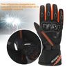 Guantes Moto Naked Hombre  Fluor Talla  L  Rojo