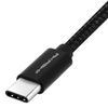 Cable Usb A Usb Tipo C Akashi Nailon Ultrarresistente 1 Metro – Negro