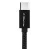 Cable Usb A Usb Tipo C Akashi Nailon Ultrarresistente 1 Metro – Negro