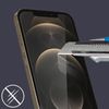 2x Cristales Templados Iphone 12 Pro Max Biselado 2.5d Akashi – Marco Negro