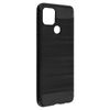 Funda Oppo A15 Flexible Aluminio Cepillado Carbono Akashi Negro