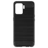 Funda Oppo A94 5g Flexible Aluminio Cepillado Carbono Akashi Negro