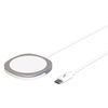 Cargador Inducción 15w Fijación Magnética Magsafe Función Soporte Akashi Blanco