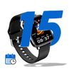 Reloj Conectado Bluetooth Impermeable Ip68 Autonomía 15 Días Akashi Negro