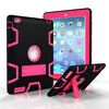 Funda   armadura Defensor Kickstand Rosa Negra Para Apple Ipad 3,ipad 2,ipad 4