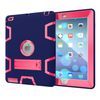 Funda   armadura Defensor Kickstand Rosa Azul Oscuro Para Apple Ipad 3,ipad 2,ipad 4