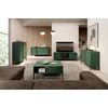 Mesa Tv Lars Rtv153 2d 154x40x54 Verde & Dorado