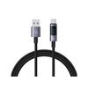 Cable De Carga De 66 W Usb-a A Type-c De 1,2 M Modelo Display Sf Con Pantalla Led