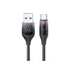 Cable De Carga Usb-a A Type-c De 1,2 M Display Xm De 66 W Con Retroiluminación Led