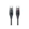 Cable De Carga De 100 W De Tipo-c A Tipo-c De 1,2 M Pantalla Xm