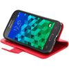 Funda Libro Billetera Para Samsung Galaxy Core Prime Ve - Roja