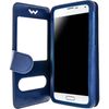 Funda Smartphone De 3,8 A 4,3 Pulgadas Doble Ventana – Azul Oscuro