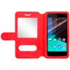 Funda Smartphone De 3,8 A 4,3 Pulgadas Doble Ventana – Roja