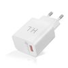 Cargador Rápido Qualcomm Quick Charge 3.0 + Cable Iphone – Blanco