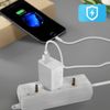 Cargador Rápido Qualcomm Quick Charge 3.0 + Cable Iphone – Blanco