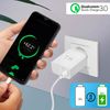 Cargador Rápido Qualcomm Quick Charge 3.0 + Cable Iphone – Blanco