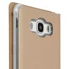 Funda Libro Samsung Galaxy J5 2016 Con Ventana Carcasa Rígida – Dorada