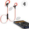 Auriculares Sport Bluetooth Botones Multifunción + Micro – Rojos+