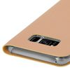 Funda Samsung Galaxy S8 Plus Libro Billetera Flip Book Cover – Oro