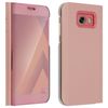 Funda Libro Efecto Espejo Rosa Samsung Galaxy A5 2017 Tapa Translúcida Soporte