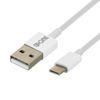 Pack Cargador Pared 2,1a + Cargador Coche 2,1a + Cable Usb-c 1m - Blanco