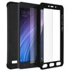 Carcasa Doble Cara Negra + Protector Cristal Templado Para Xiaomi Redmi 4a