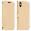 Funda Libro Billetera Iphone X – Funda Ultrafina – Oro