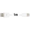 Cable Usb A Usb Tipo C 1 Metro Carga Y Sincronización – Blanco